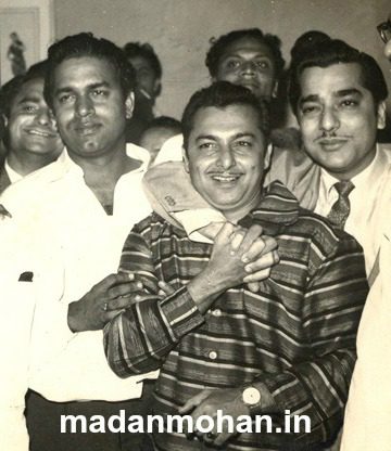 Shakti Samanta, Madan Mohan and Pradeep Kumar