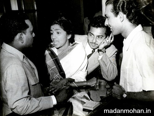 Anil Biswas, Lata, Madan Mohan and Talat Mahmood