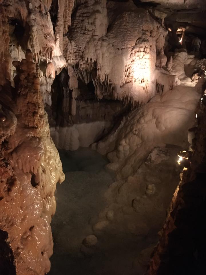 Inside the Natural Bridge caverns in San Antonio