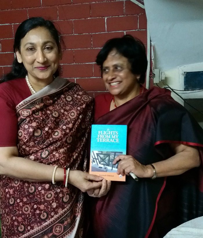 Dr Santosh Bakaya at the book launch
