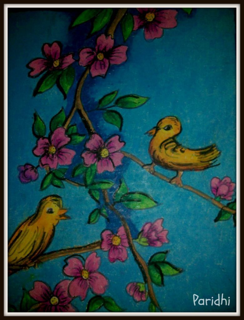birds art kids