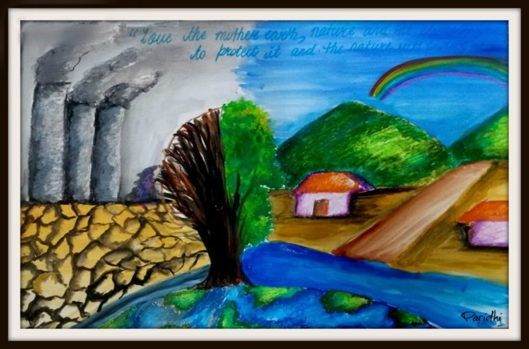 painting on pollution