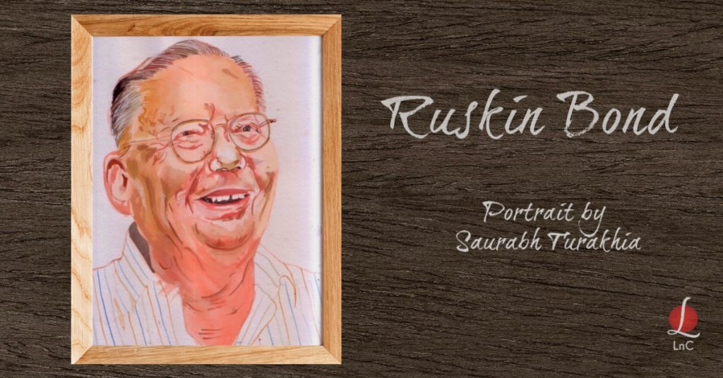 Ruskin Bond portrait