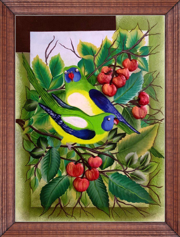 birds painting