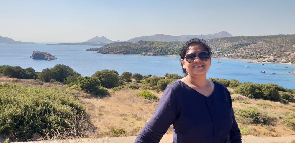 A view from the temple of Poseidon