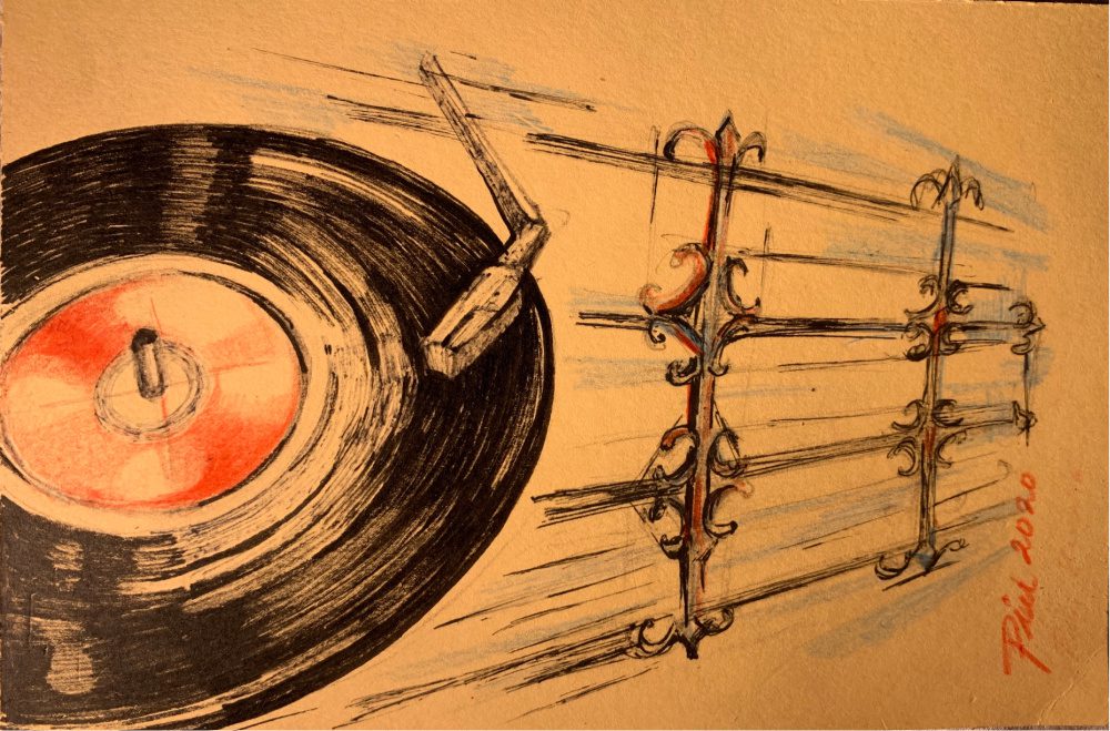 long playing artwork piu mahapatra