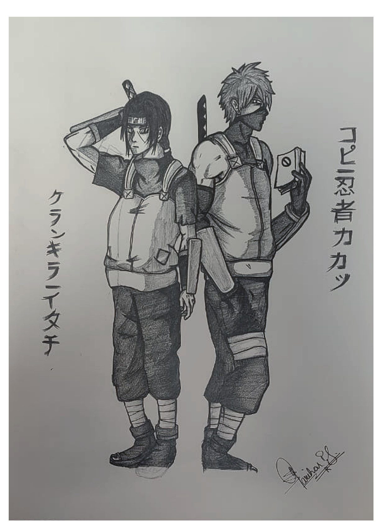 GOATED DUO pencil sketch