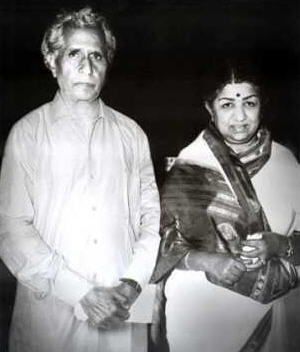 Lata with music composer Sajjad Hussain