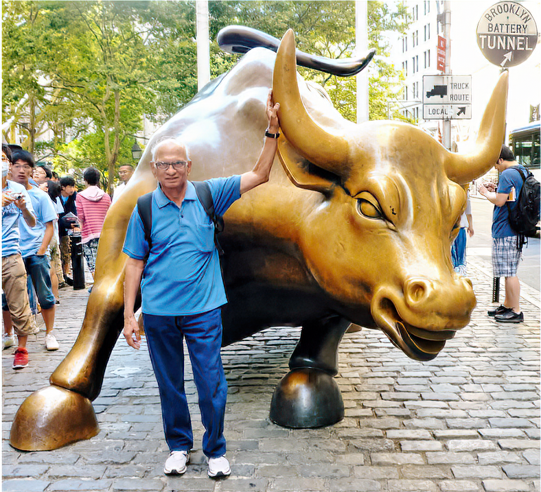 Charging Bull, near the New York Stock Exchange and Bowling Green