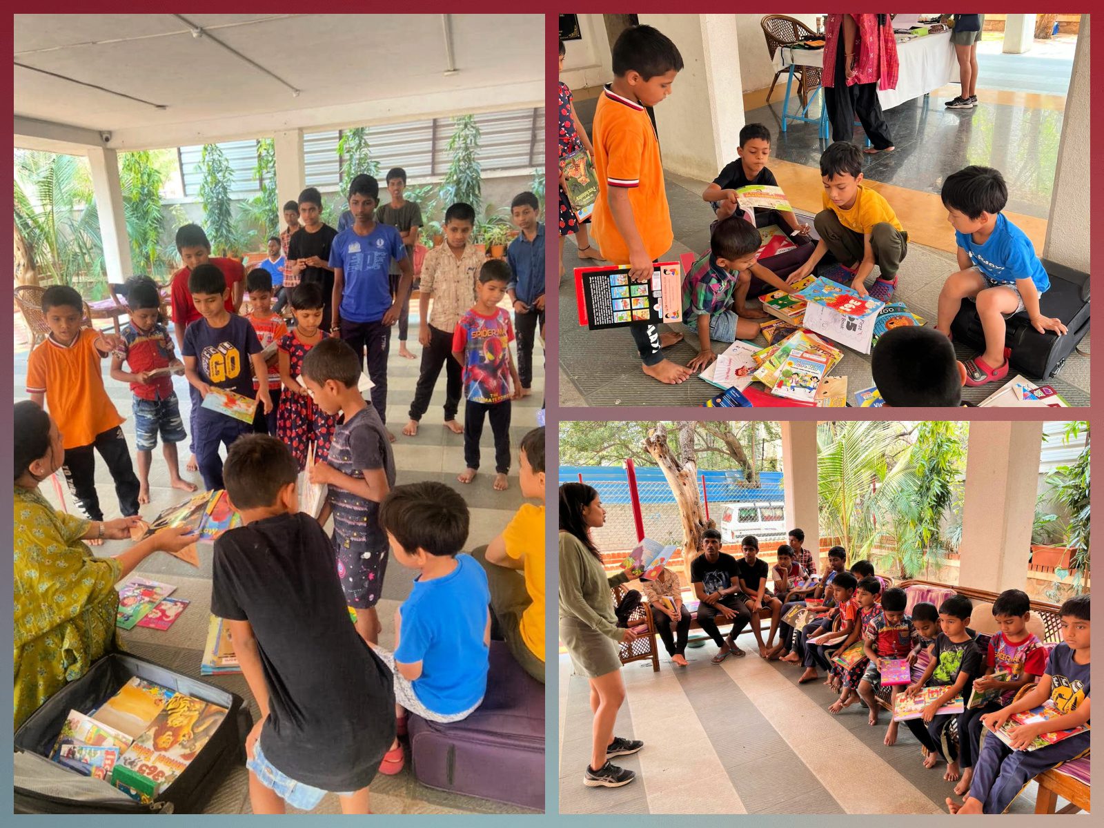 Books for charity with Arin Banerjee