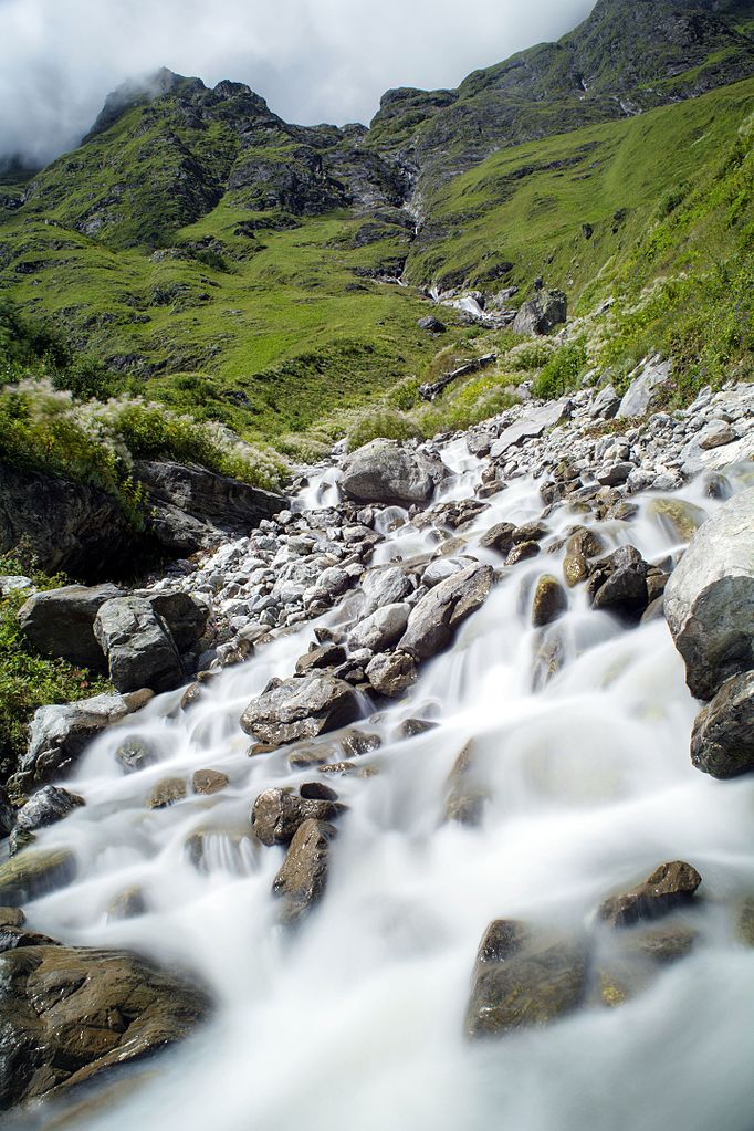 Waterfalls Valley of Flowers Uttarakhand