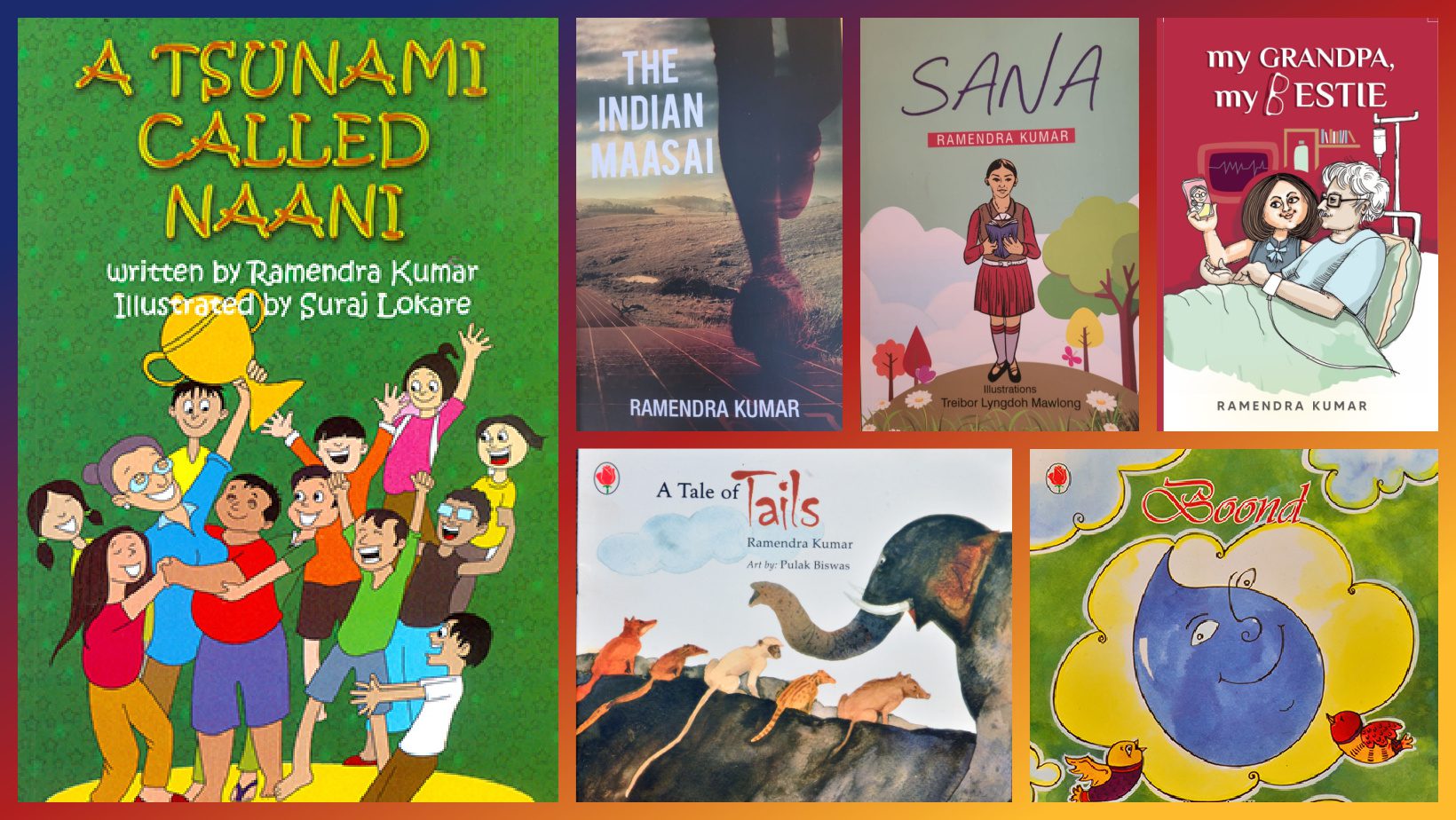 A few of Ramendra Kumar books for children