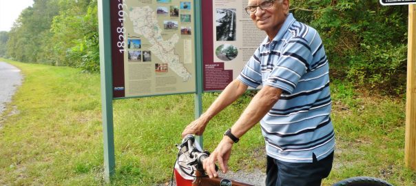 25-mile cycling trip