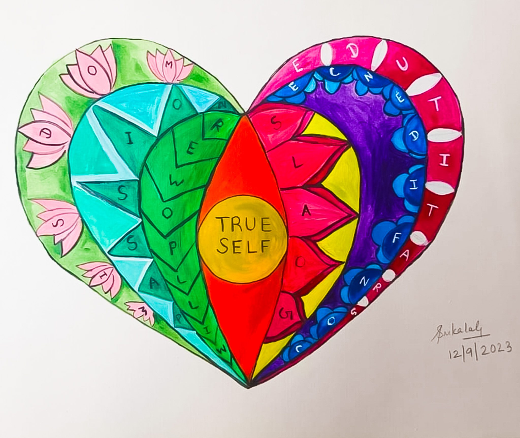 true self - life goals artwork