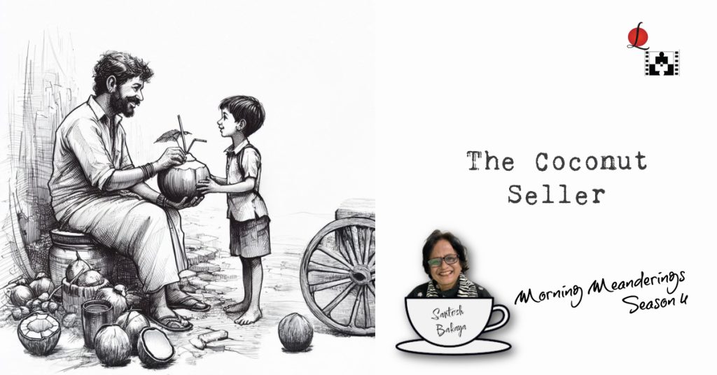 21 the coconut seller Morning Meanderings