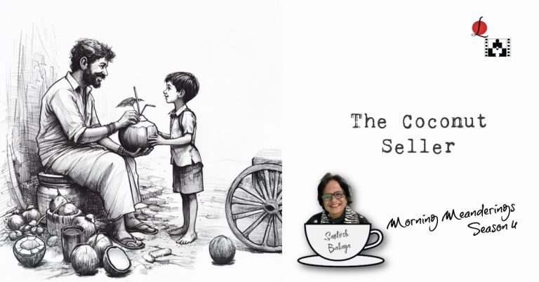 21 the coconut seller Morning Meanderings