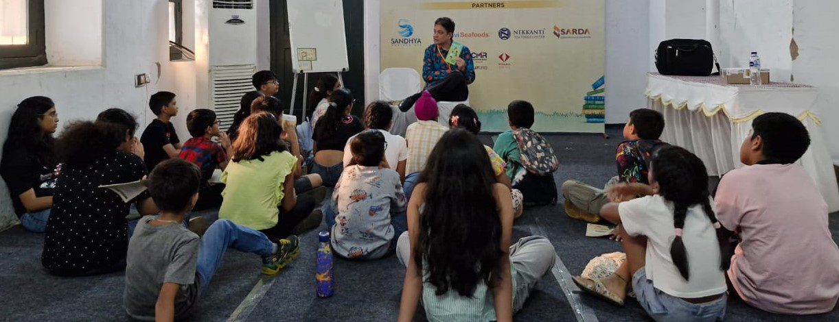 At the Vizag Junior Literary Fest 2024