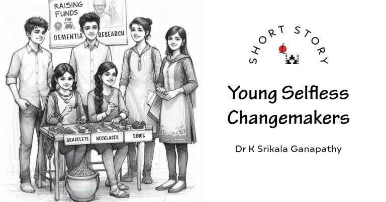 Young Selfless Changemakers - raising funds for dementia research - short story