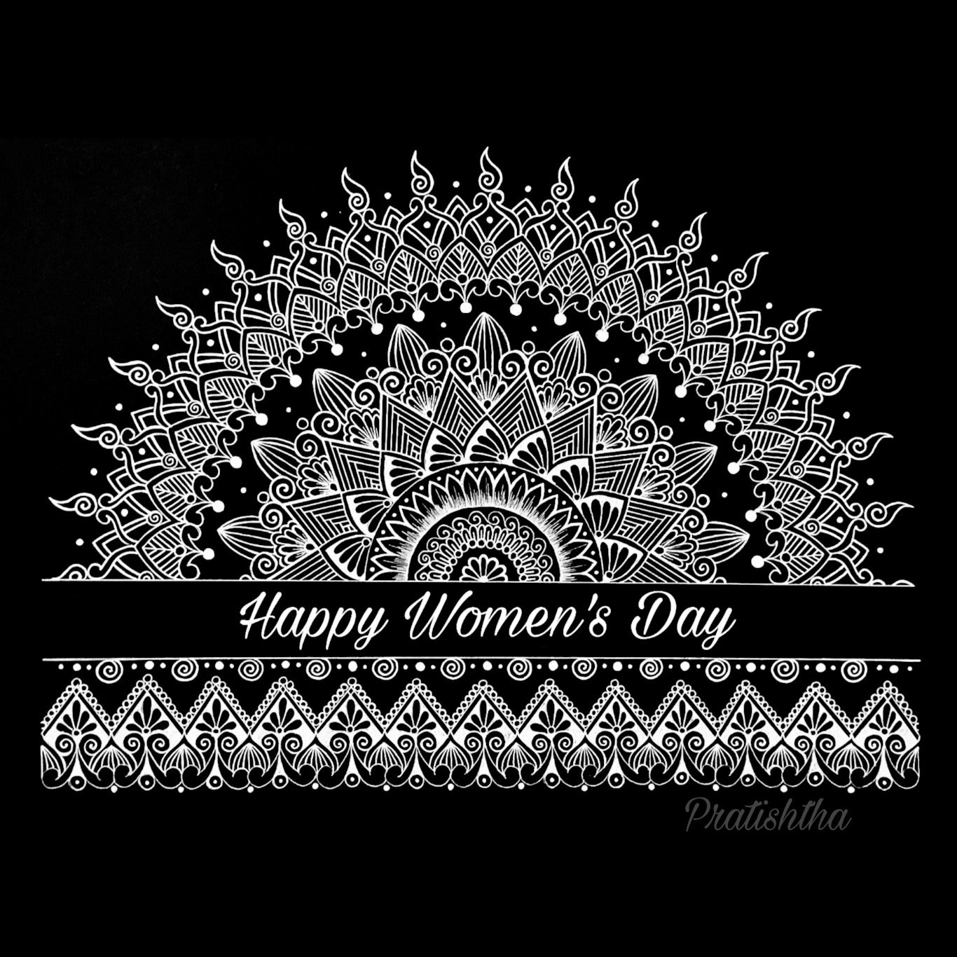 Women's Day Special Mandala Art