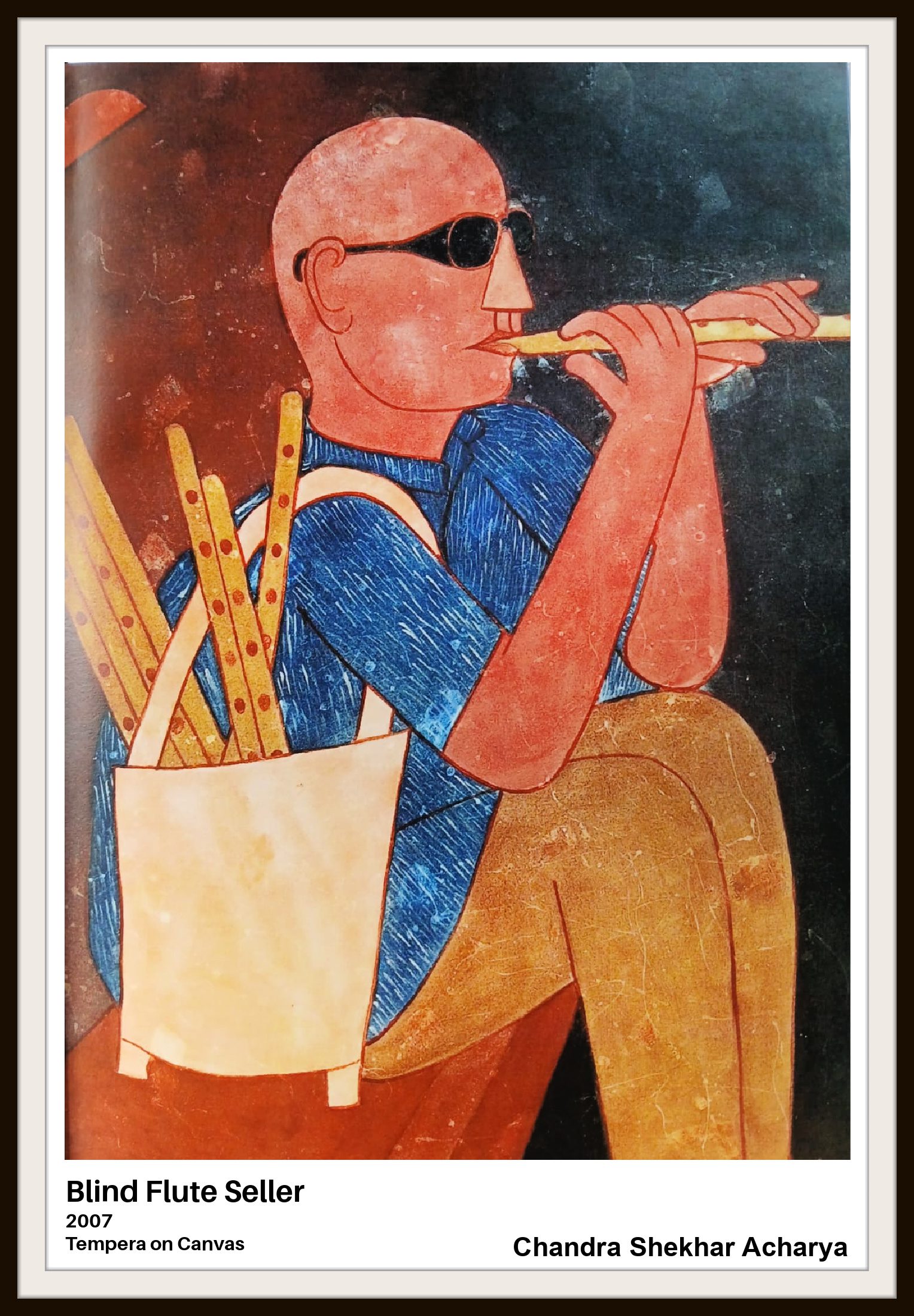 Blind Flute Seller Chandra Shekhar Acharya
