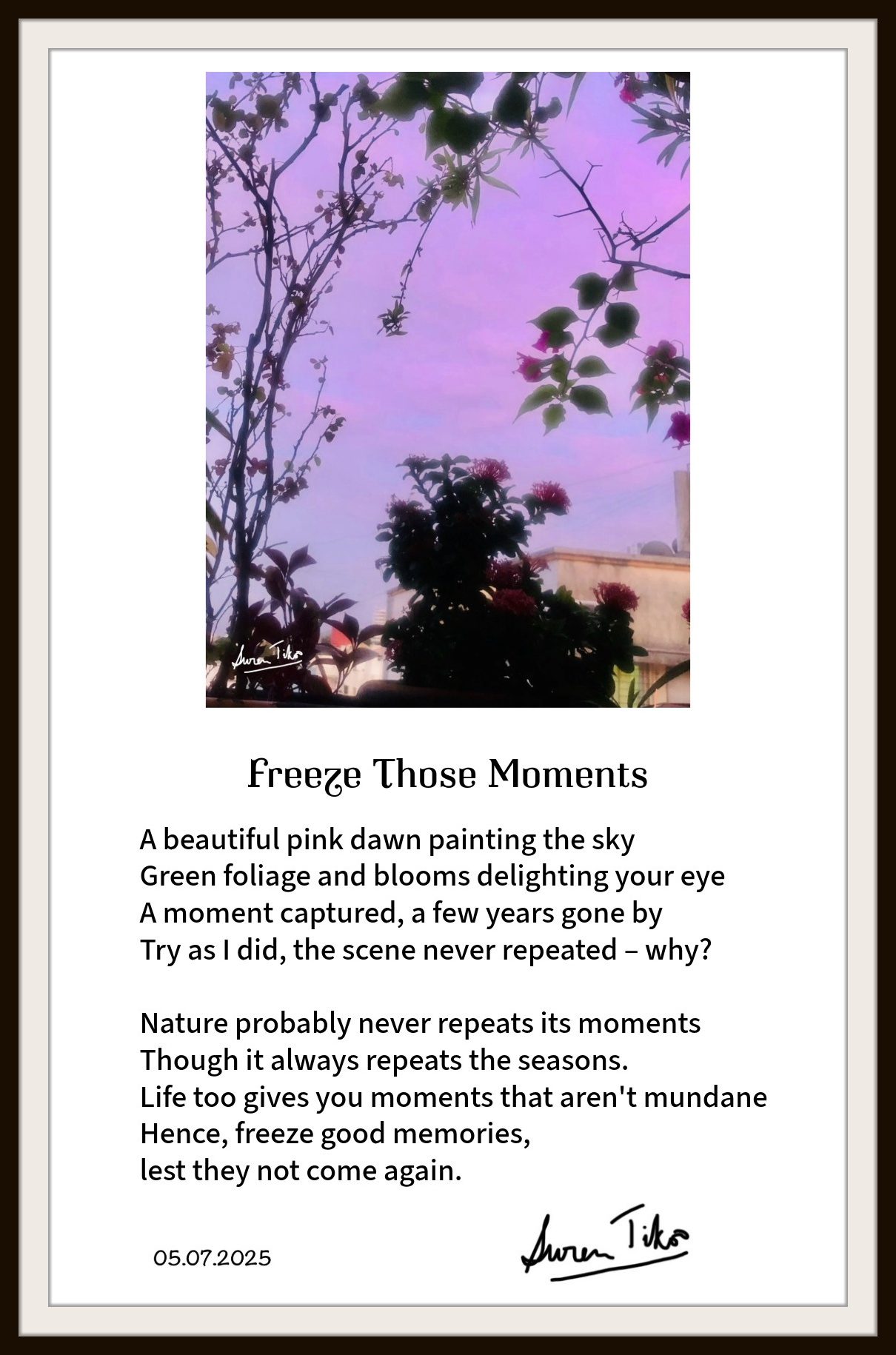 Freeze Those Moments