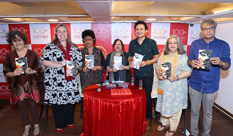 Left to Right : Dr Jael Silliman, Melinda Pavek, Oindrilla Dutt, Dr Julie Mehta, Prof Saikat Majumdar, Anjum Katyal,Prof Amit Chaudhuri